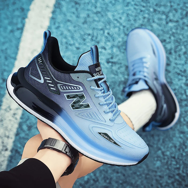 Men’s Breathable Mesh Sports Shoes | 2025 Trendy Running Sneakers