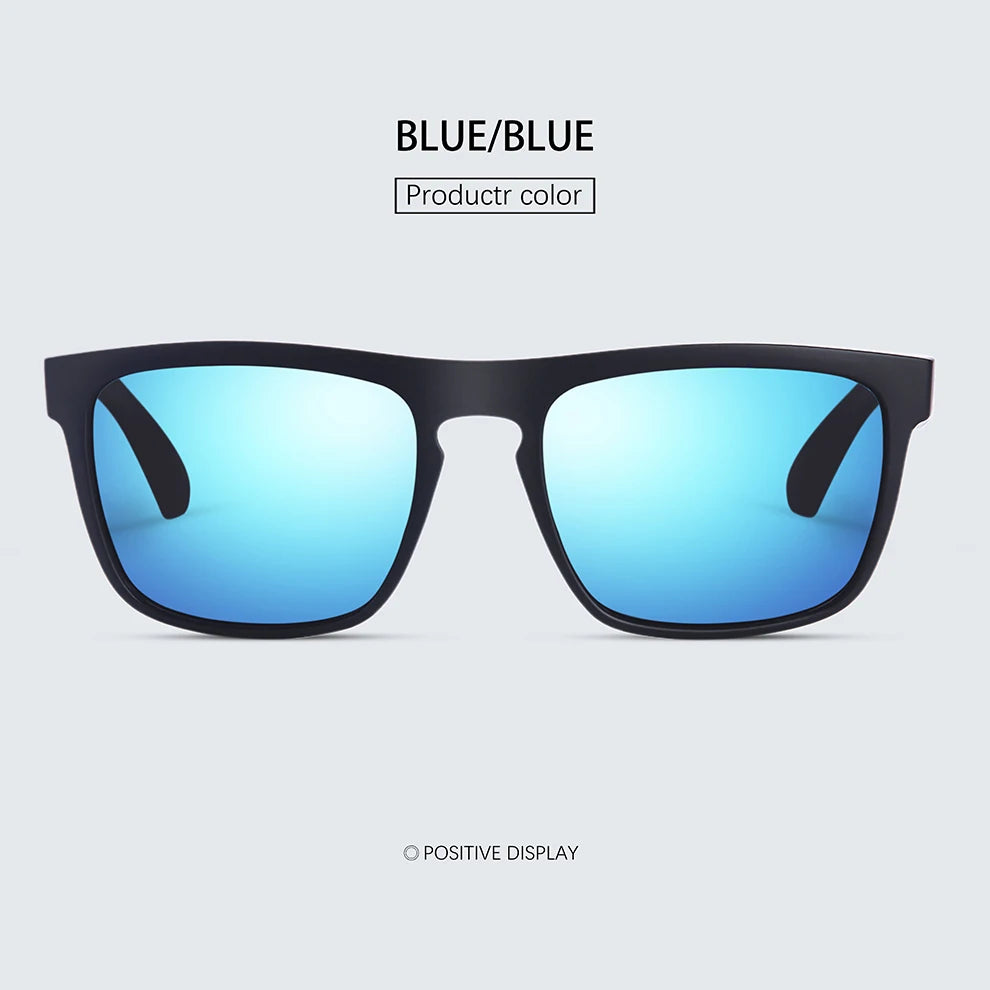 Fashion Square Vintage Polarized Sunglasses Men Women Retro Driving Fishing Sun Glasses UV400 Eyewear