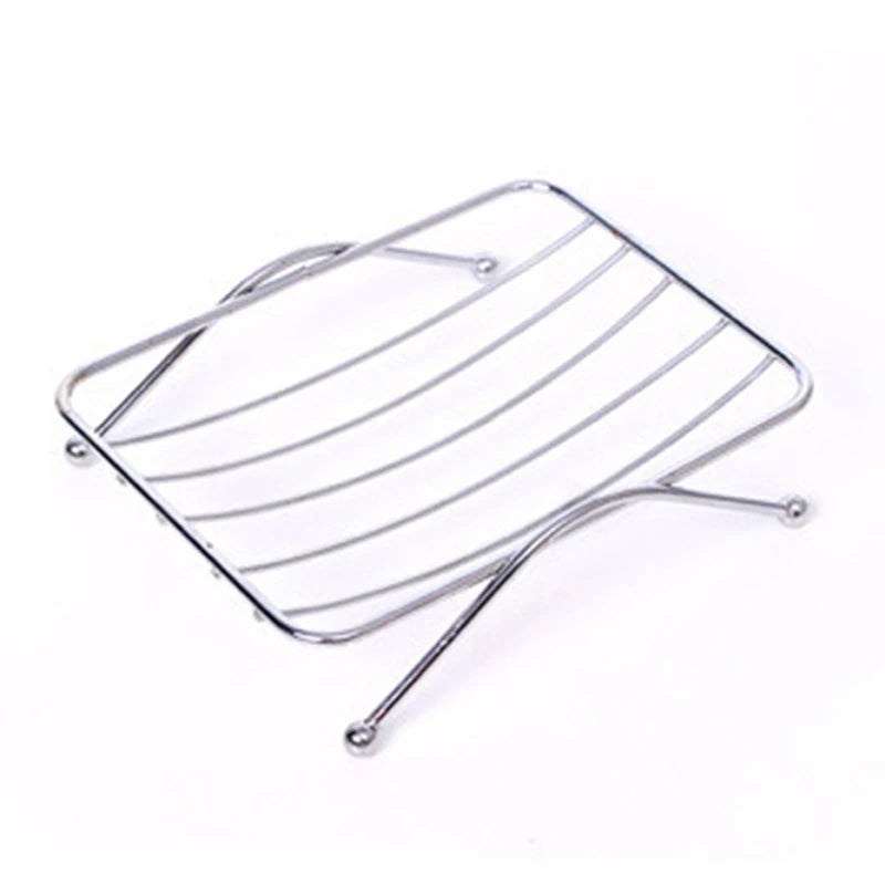 Stainless Steel Soap Dishes Rust-resistant Saver Basket For Bathroom Toilet Shower Soap Holder Case Brand Kitchen Accessories