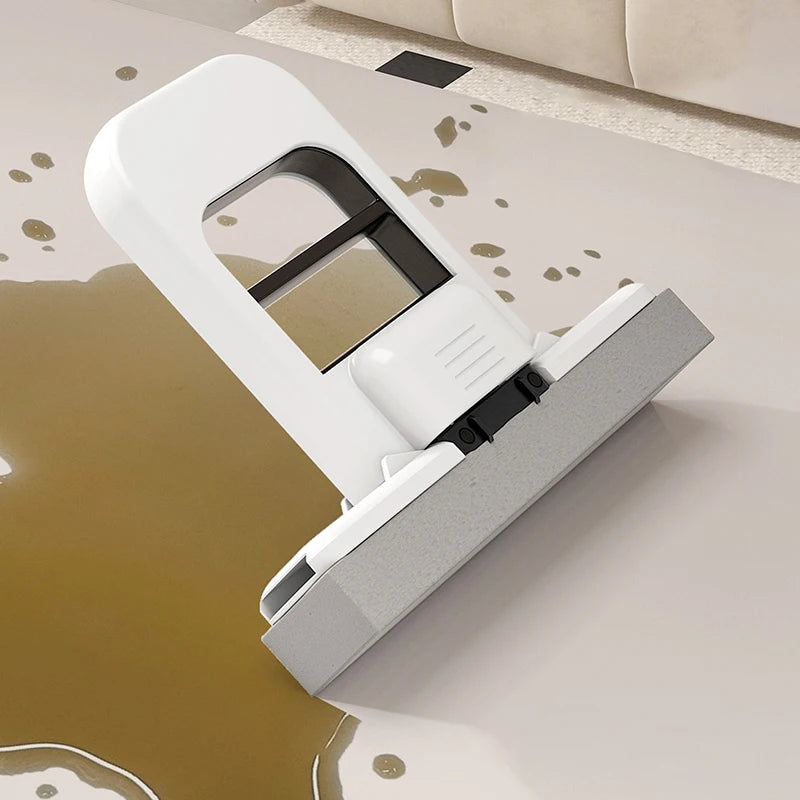 Dual-use Small Cotton Mop Household Desktop Wet And Dry Water Spray Mini Handheld Mop Free Hand Washing Cleaning Indoor