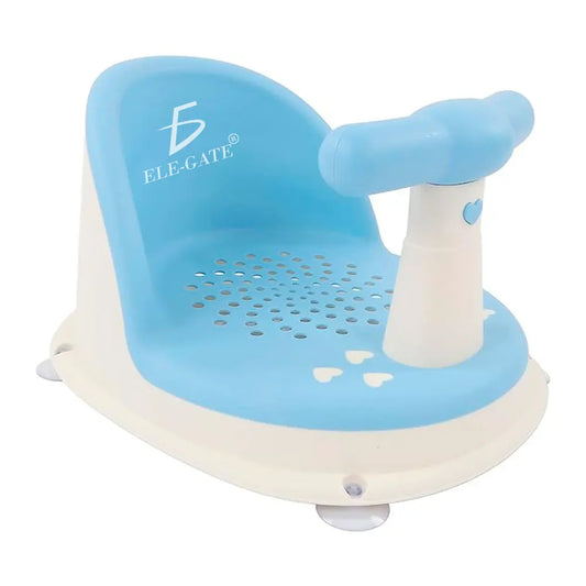 Newborn Baby Bath Seat with Comfortable Backrest and Secure Non-Slip Suction Cups Safety-First Set for Baby Showers