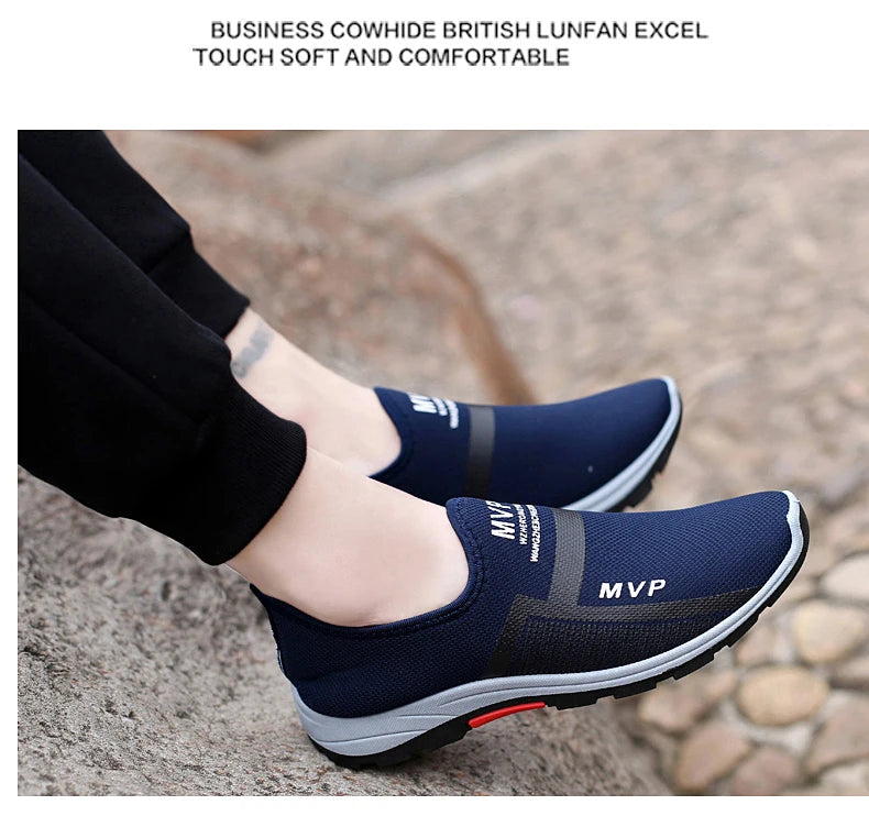 Men’s Summer Mesh Shoes | Lightweight Breathable Slip-On Sneakers