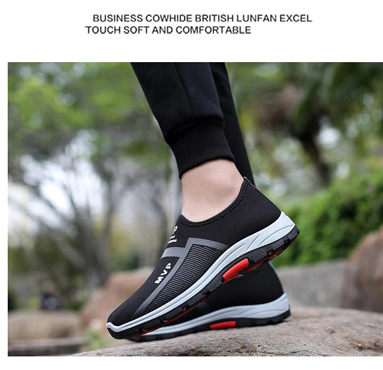 Men’s Summer Mesh Shoes | Lightweight Breathable Slip-On Sneakers