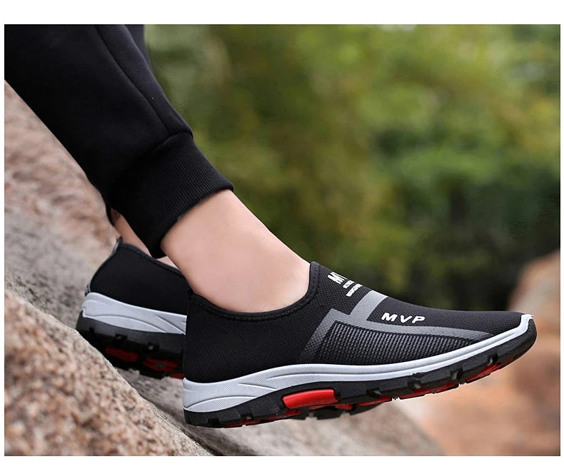Men’s Summer Mesh Shoes | Lightweight Breathable Slip-On Sneakers