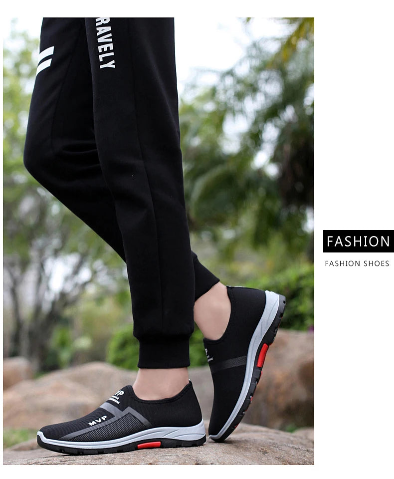 Men’s Summer Mesh Shoes | Lightweight Breathable Slip-On Sneakers