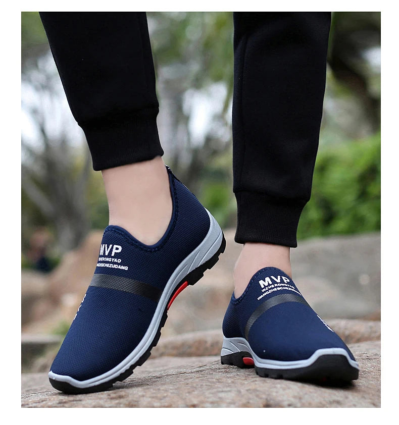Men’s Summer Mesh Shoes | Lightweight Breathable Slip-On Sneakers