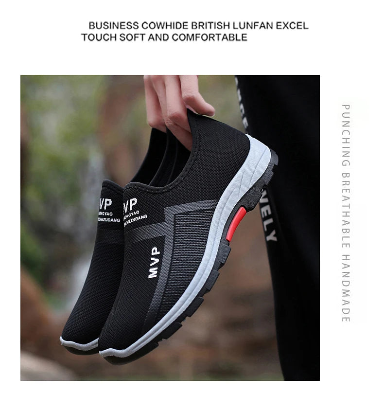 Men’s Summer Mesh Shoes | Lightweight Breathable Slip-On Sneakers