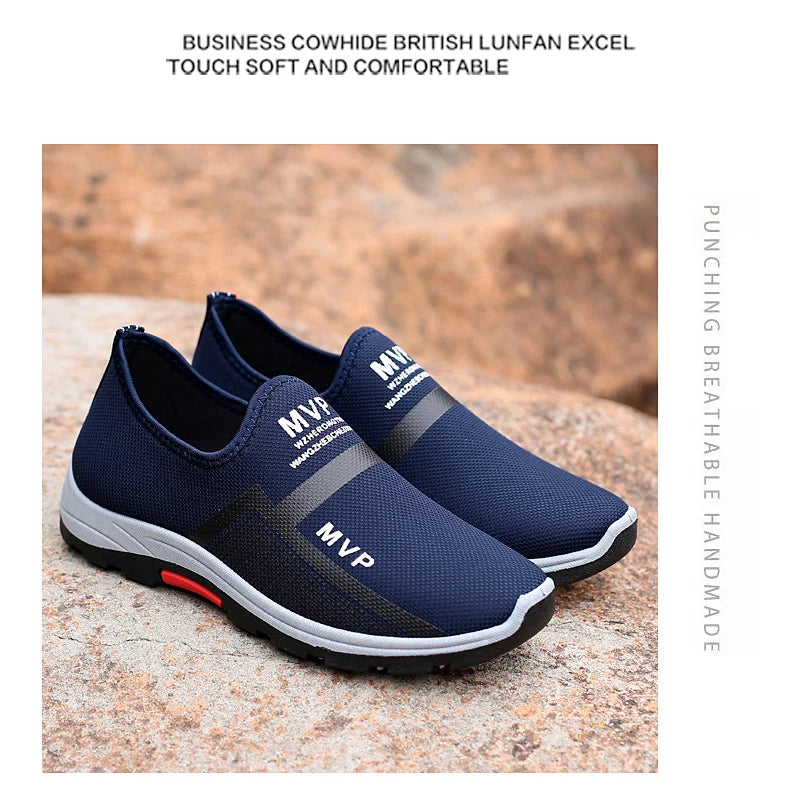 Men’s Summer Mesh Shoes | Lightweight Breathable Slip-On Sneakers