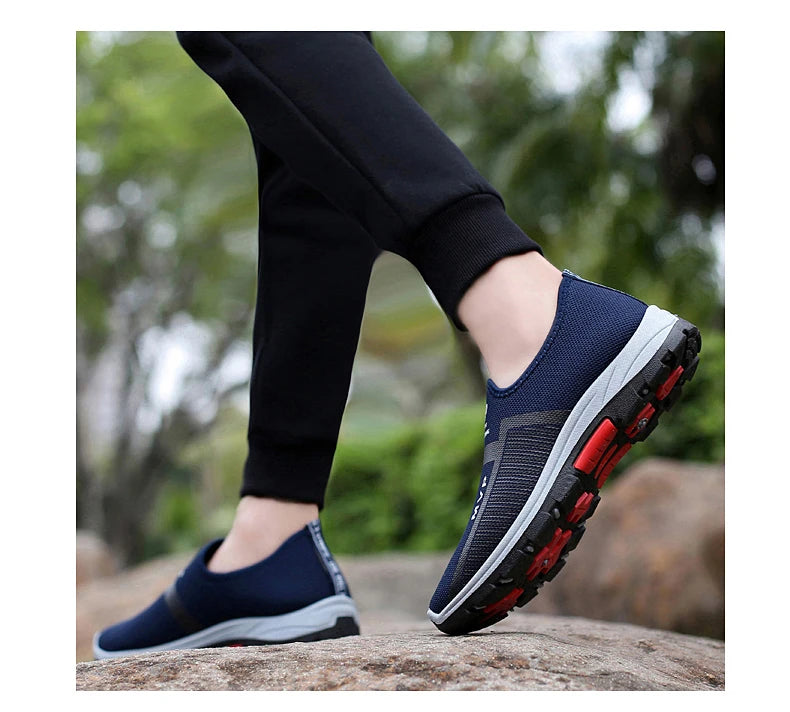 Men’s Summer Mesh Shoes | Lightweight Breathable Slip-On Sneakers