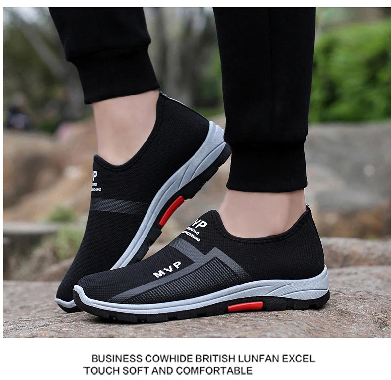 Men’s Summer Mesh Shoes | Lightweight Breathable Slip-On Sneakers