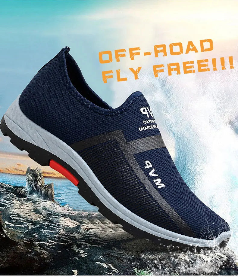 Men’s Summer Mesh Shoes | Lightweight Breathable Slip-On Sneakers