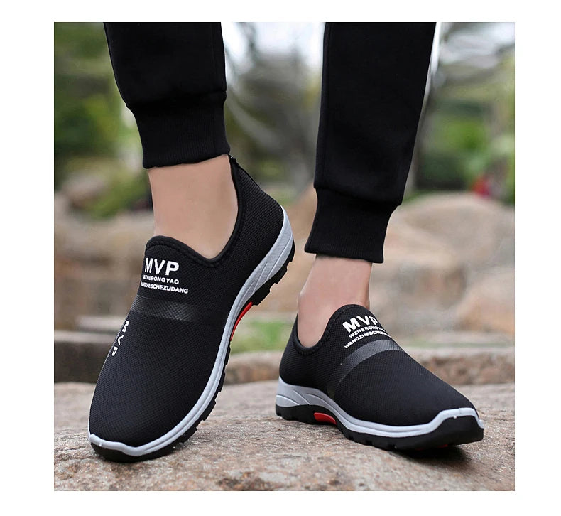 Men’s Summer Mesh Shoes | Lightweight Breathable Slip-On Sneakers