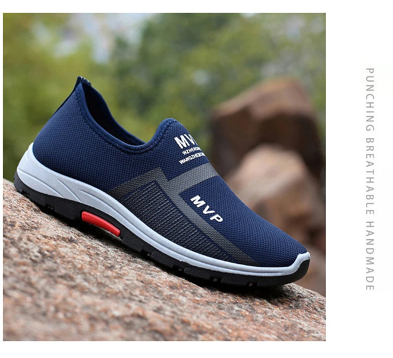 Men’s Summer Mesh Shoes | Lightweight Breathable Slip-On Sneakers