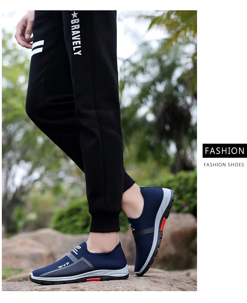 Men’s Summer Mesh Shoes | Lightweight Breathable Slip-On Sneakers