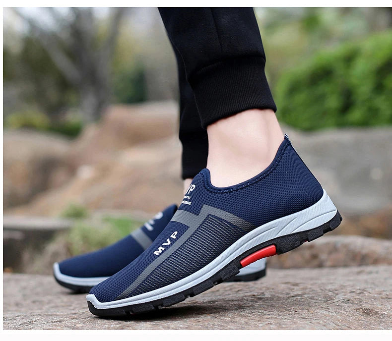 Men’s Summer Mesh Shoes | Lightweight Breathable Slip-On Sneakers