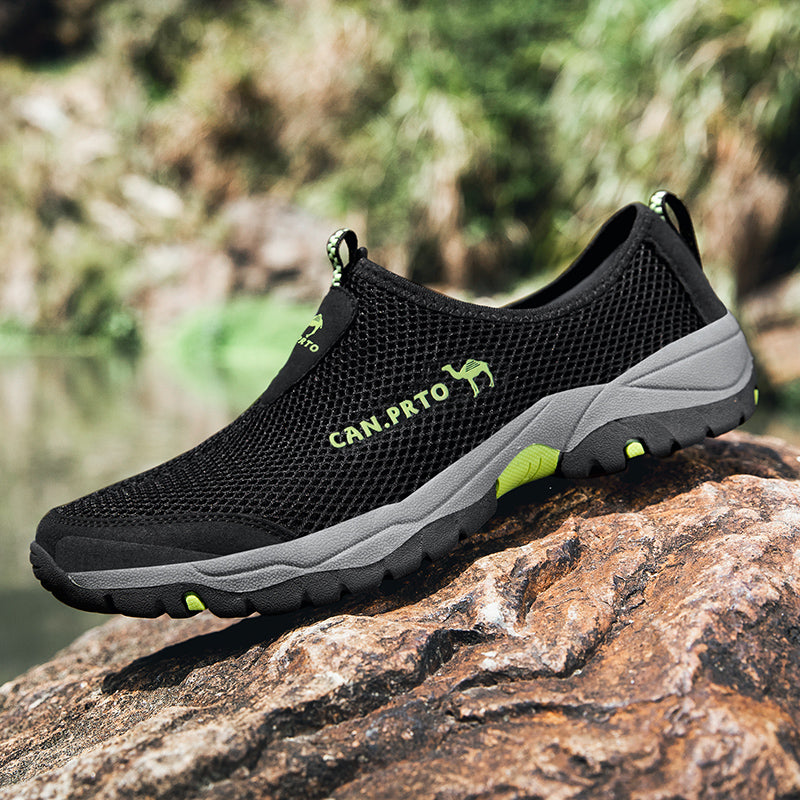 Men’s Breathable Slip-On Mesh Shoes - Lightweight Summer Casual Sneakers & Loafers