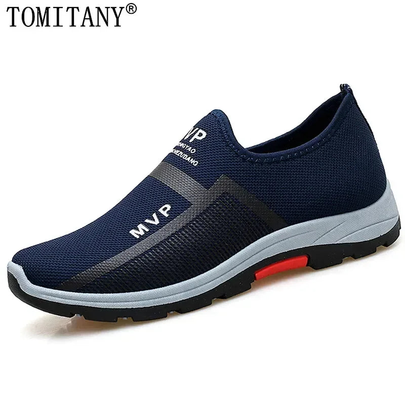 Men’s Summer Mesh Shoes | Lightweight Breathable Slip-On Sneakers