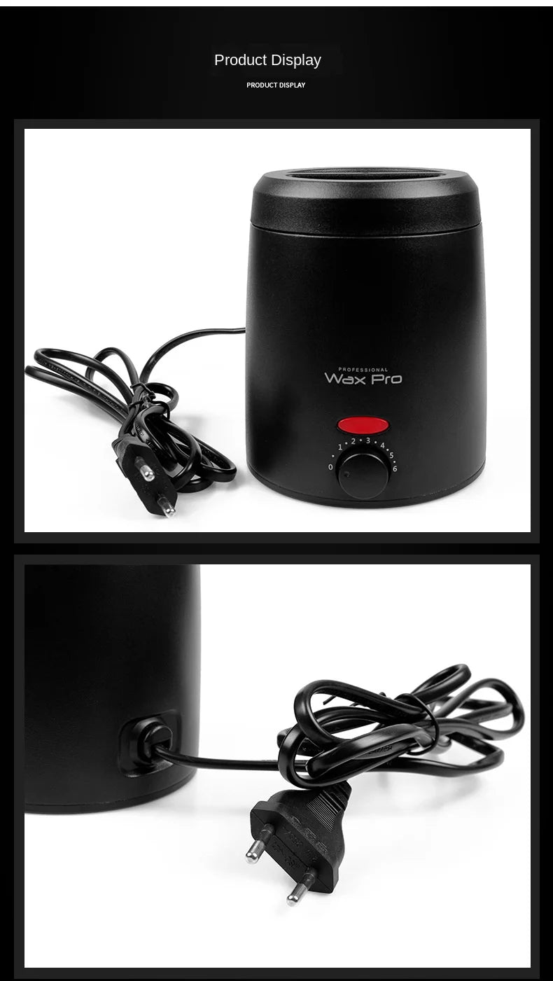 Wax Heater Machine for Hair Removal Wax Melting Pot with Wax Beans Kit 200ml Depilation Paraffin Waxing Warmer Dipping Pot