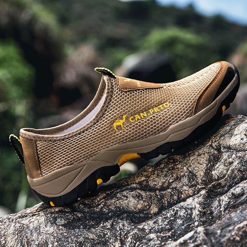 Men’s Breathable Slip-On Mesh Shoes - Lightweight Summer Casual Sneakers & Loafers