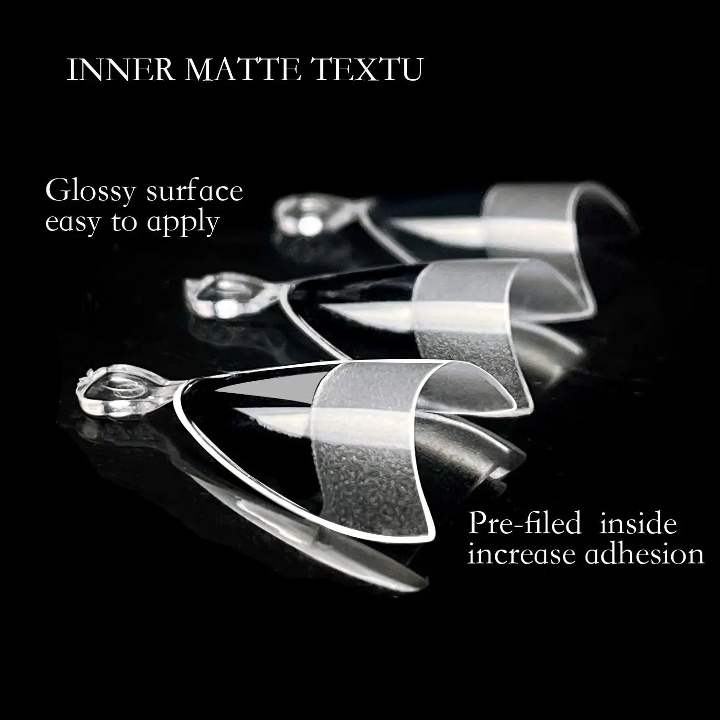 Almond Nail Tips 240 Pieces XS Short