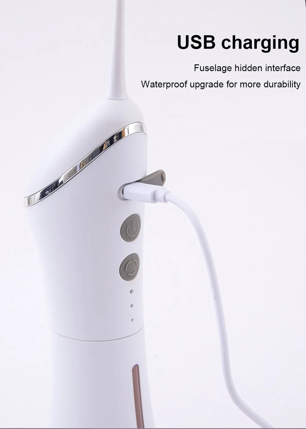 Electric Tooth Flosser High Pressure Jet Flosser Electric Toothbrush Whitening USB Rechargeable Gum Care Jet Scaler