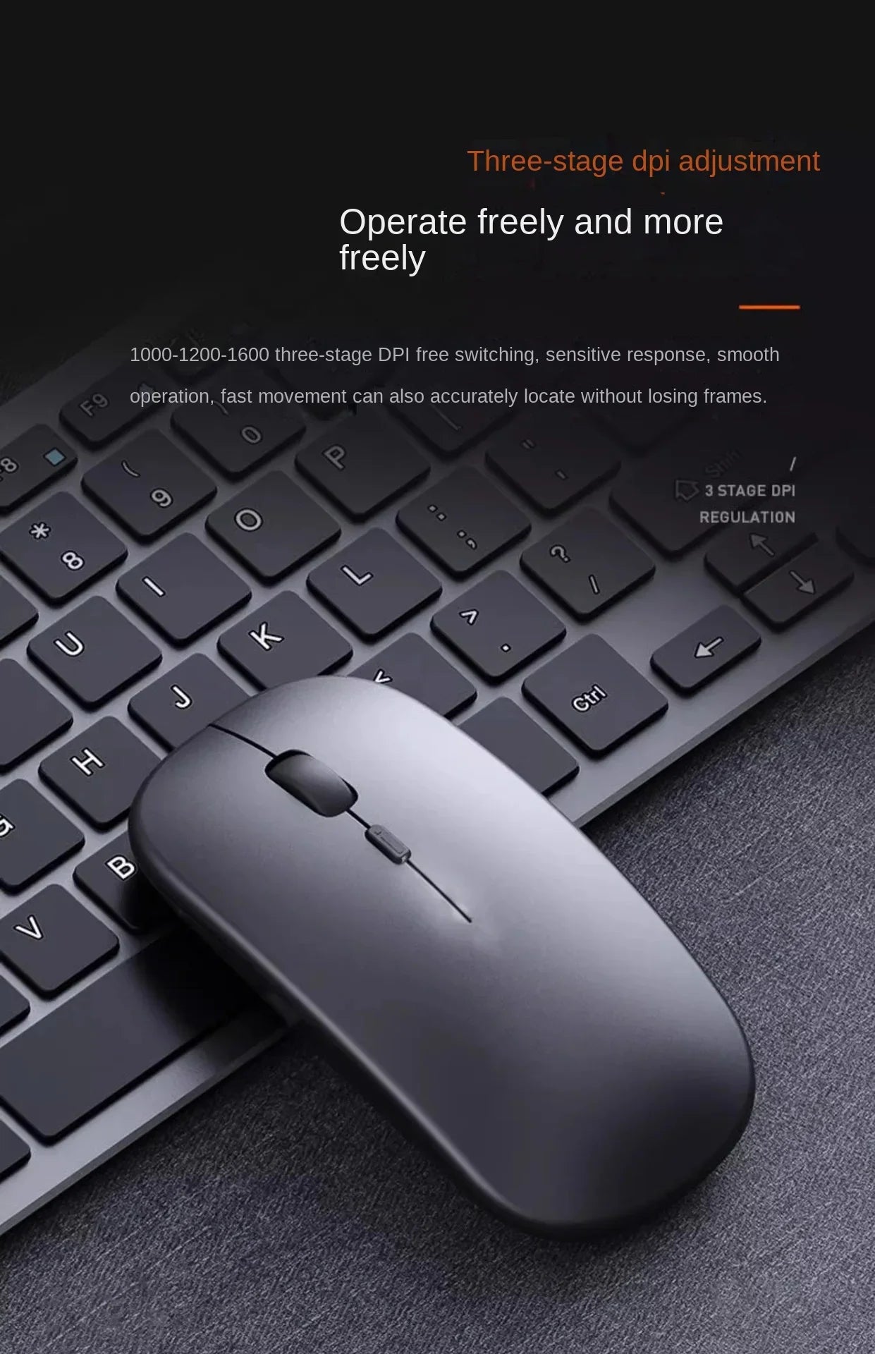 Wireless Mouse For Laptop PC Bluetooth Rechargeable Mouses Computer Silent Mice USB mouse Ergonomic Gaming Mouse For Xiaomi Pad