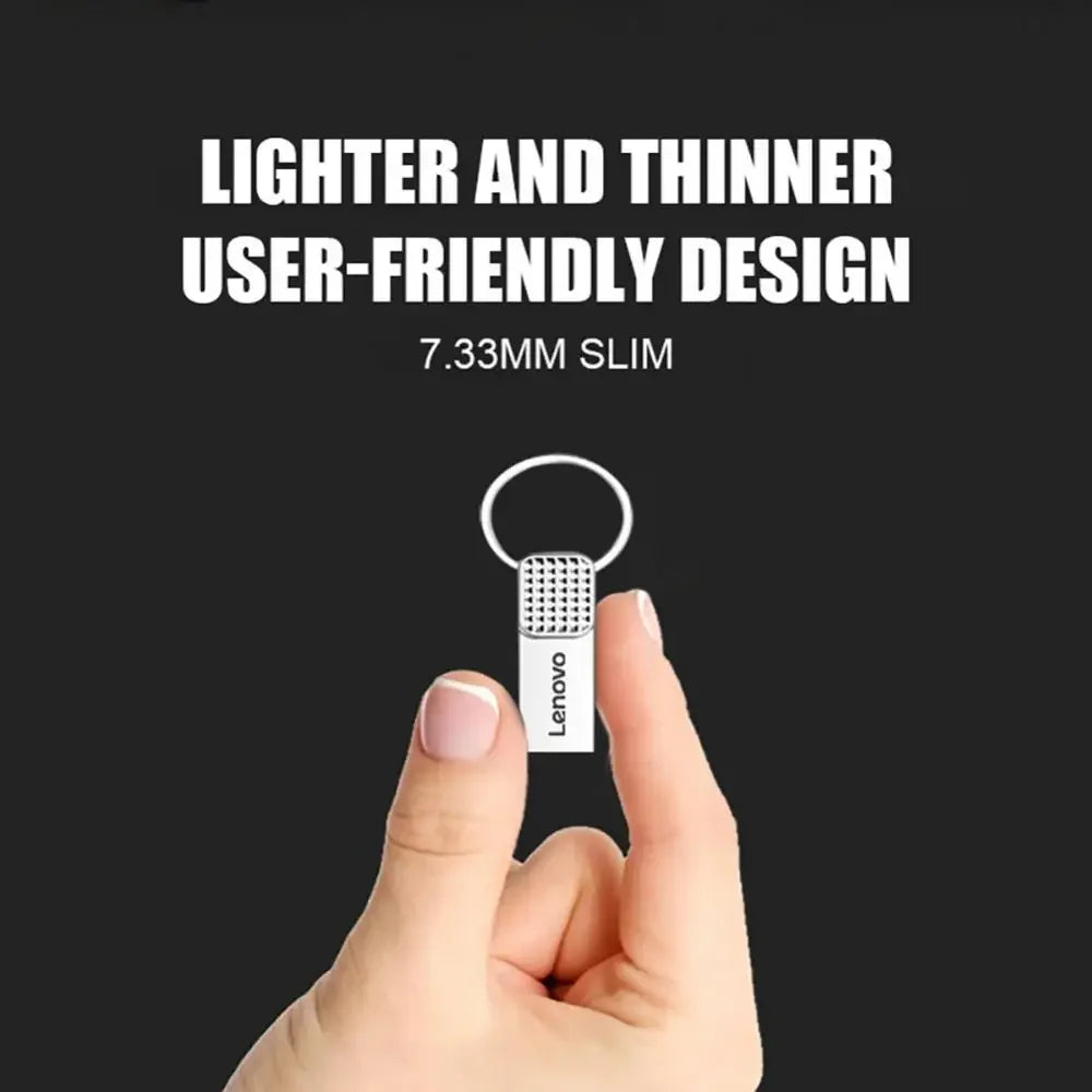 Lenovo USB 2TB USB Flash Drive Metal USB 3.0 Pen Drive Key 1TB Type C High Speed Pendrive 128gb Mini Flash Drive For Phone