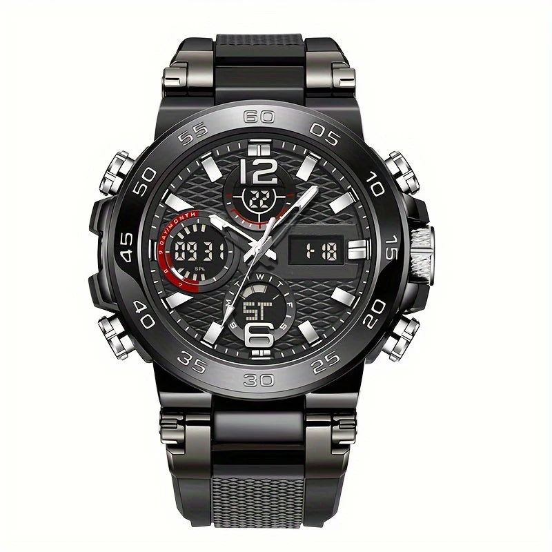 Reloj Hombre Luxury Watches - Waterproof. Dual Display Wristwatch for Men