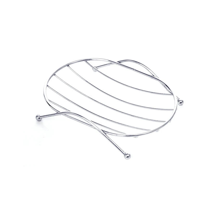 Stainless Steel Soap Dishes Rust-resistant Saver Basket For Bathroom Toilet Shower Soap Holder Case Brand Kitchen Accessories