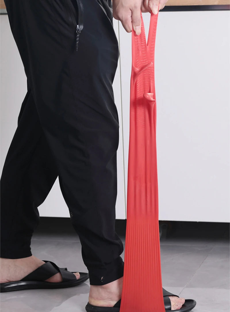 1Pair Lengthen Dishwashing Cleaning Silicone Gloves Rubber Dish Washing Glove Scrubber  for Household Kitchen Clean Tool