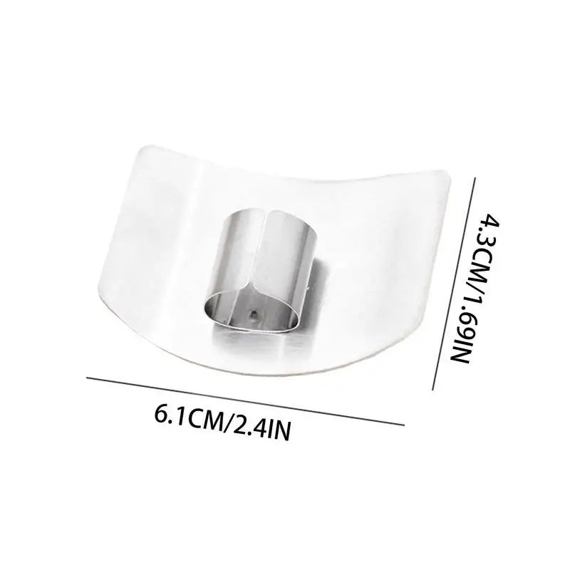 1pcs Stainless Steel Finger Guard Cutting Shiel Adjustable Vegetable Cutting Thumb Guard Finger Protector Tools Kitchen Gadget