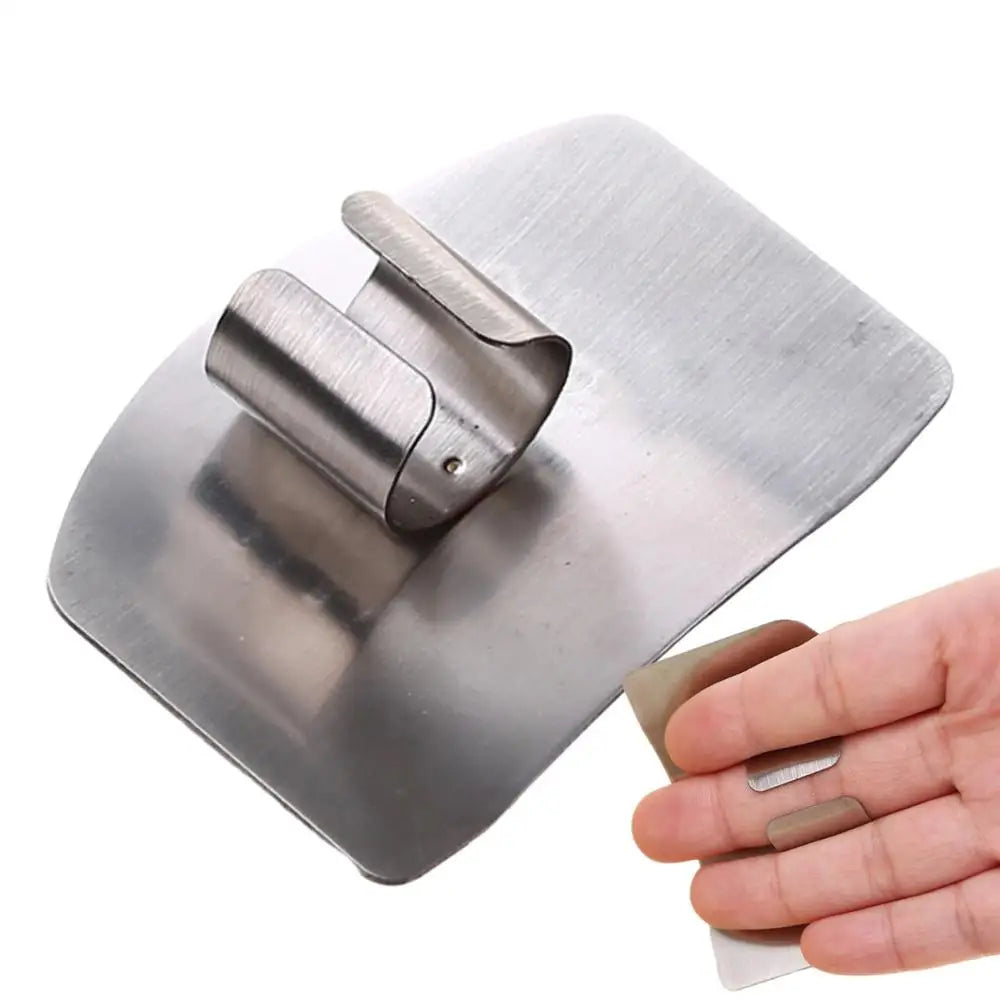 1pcs Stainless Steel Finger Guard Cutting Shiel Adjustable Vegetable Cutting Thumb Guard Finger Protector Tools Kitchen Gadget
