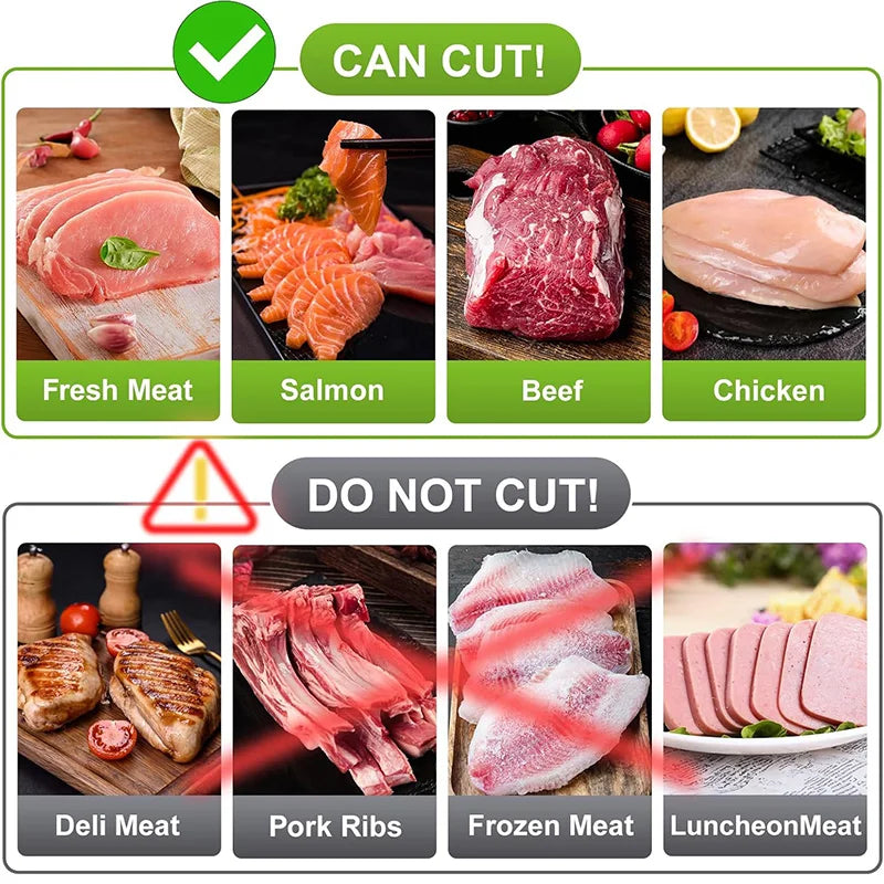 Manual Meat Slicer Non electric Cleaver Kitchen Knife Set For Fresh or Freeze Meat Slicing Shredding Meat Cutter For Beef