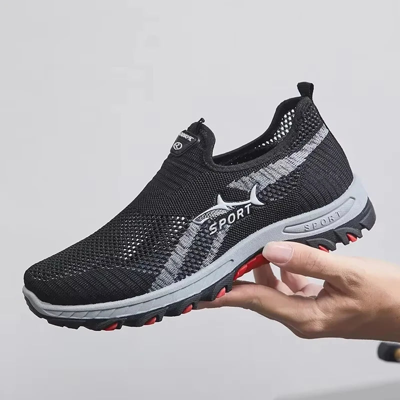 2025 Summer Mesh Men’s Sneakers – Lightweight Breathable Shoes