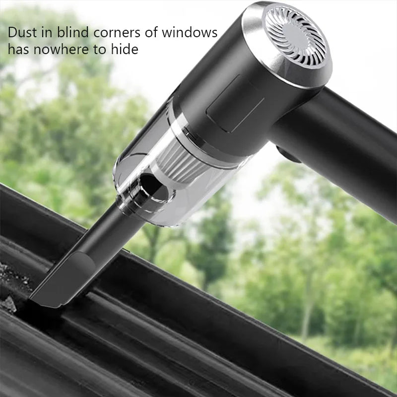 Portable High-Power Vacuum Cleaner – USB Rechargeable Mini Vacuum for Car & Home | Cordless, Automatic, Powerful Suction