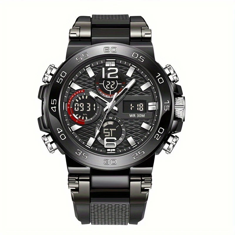 Reloj Hombre Luxury Watches - Waterproof. Dual Display Wristwatch for Men