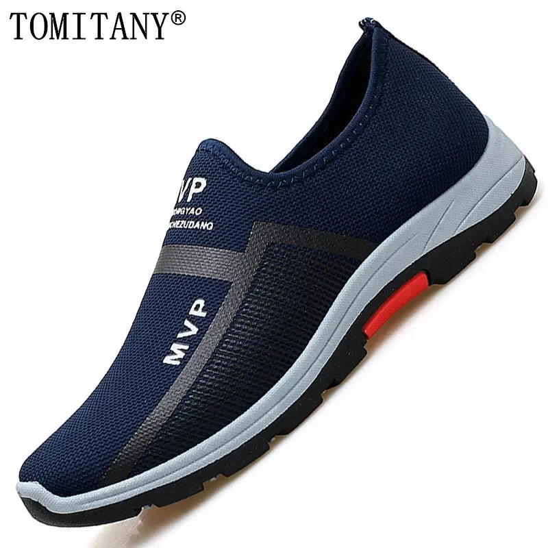 Men’s Summer Mesh Shoes | Lightweight Breathable Slip-On Sneakers