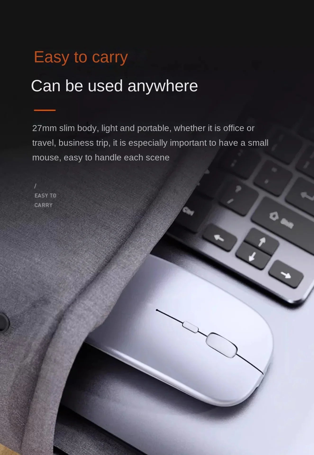 Wireless Mouse For Laptop PC Bluetooth Rechargeable Mouses Computer Silent Mice USB mouse Ergonomic Gaming Mouse For Xiaomi Pad