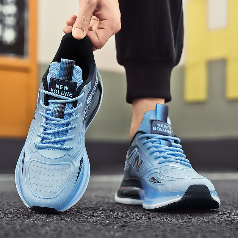 Men’s Breathable Mesh Sports Shoes | 2025 Trendy Running Sneakers