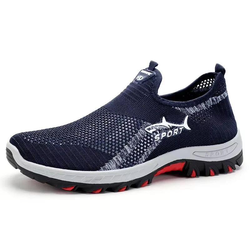 2025 Summer Mesh Men’s Sneakers – Lightweight Breathable Shoes