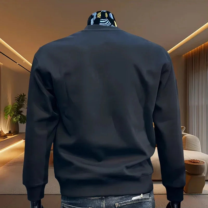 Hot Sales Men's Sweatshirts Print O-Neck High Quality Long Sleeves Casual Man Popular Top Sports Clothing Pullover Jogging Daily