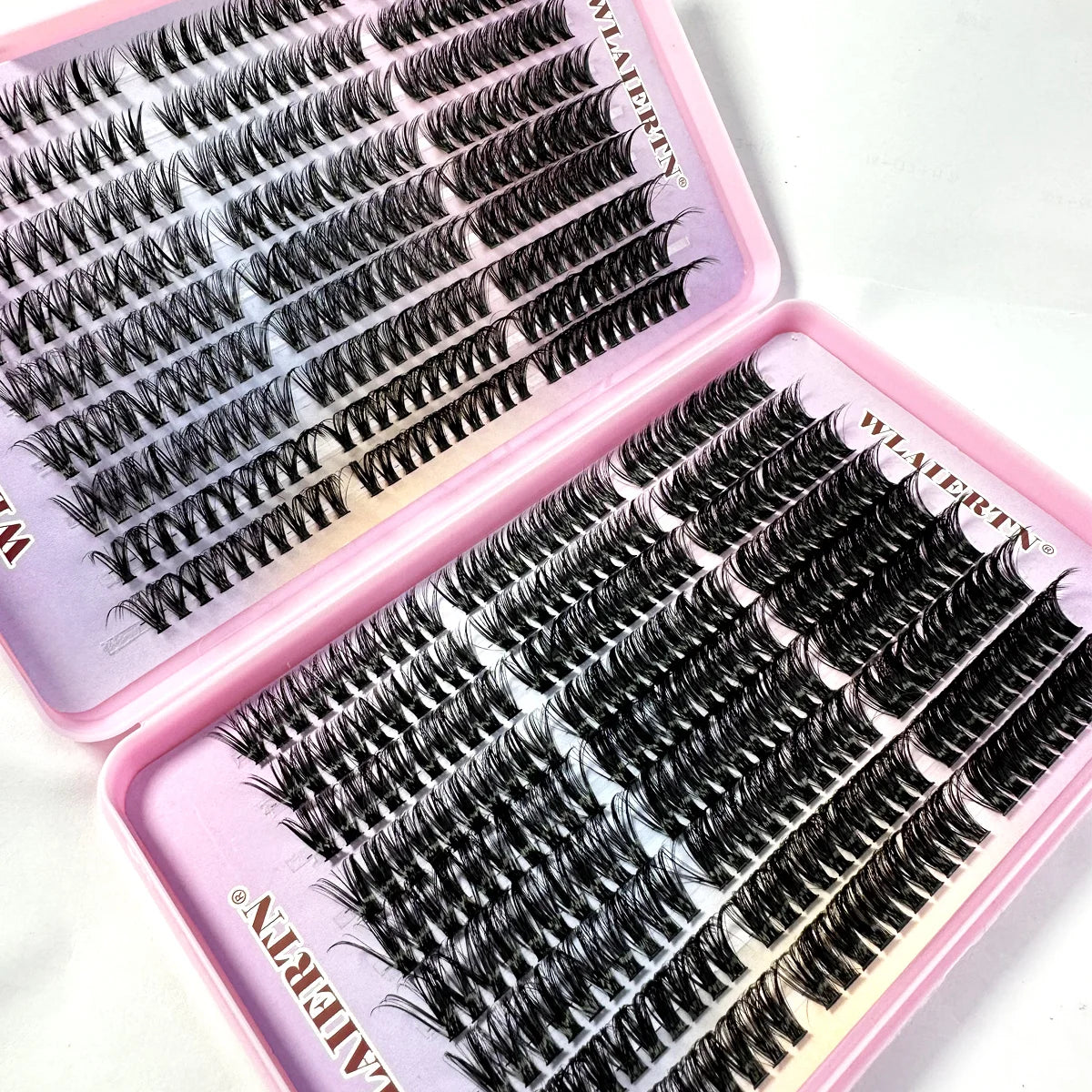 Faux Mink Eyelashes 540Cluster Personal Eyelash Makeup Tool. C Curled 9-16mm Mixed Natural Eyelash Extension.