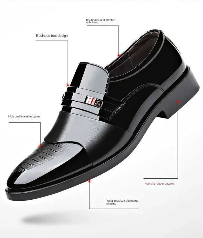 Men’s Leather Oxford Shoes | Classic Formal Wedding & Business Footwear