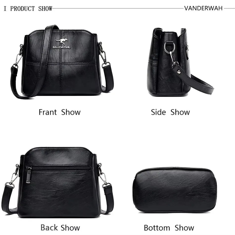 Genuine Brand PU Leather Sac Luxury Handbags Women Bags Designer Shoulder Crossbody Hand Bags for Women 2022 Purses and Handbags