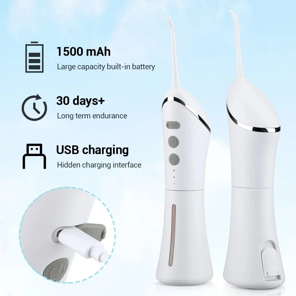 Electric Tooth Flosser High Pressure Jet Flosser Electric Toothbrush Whitening USB Rechargeable Gum Care Jet Scaler