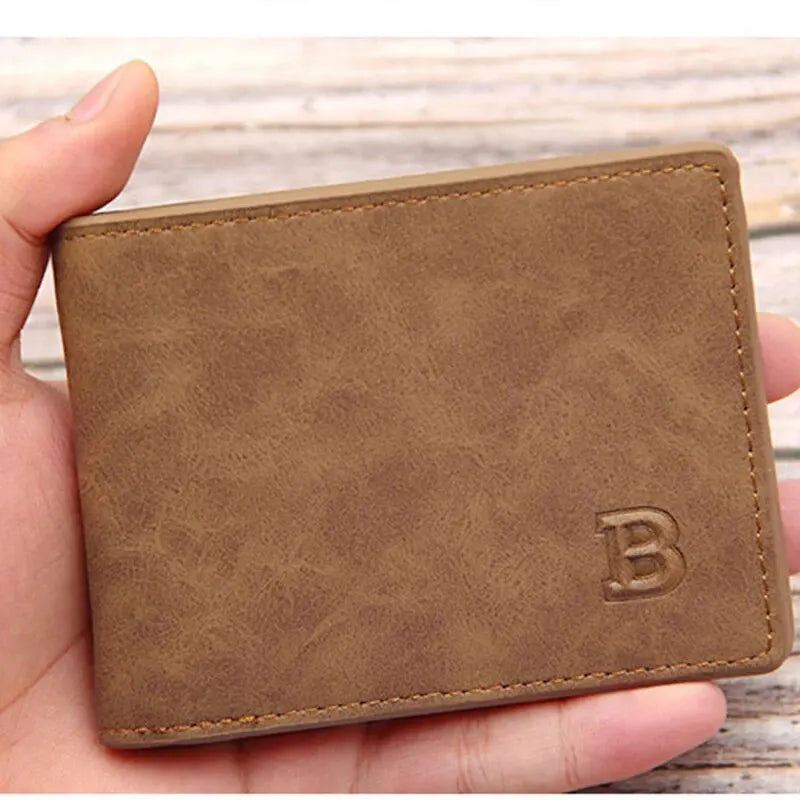 Men’s Wallet Simple and Short Wallet Large Capacity Multi Card Slot.