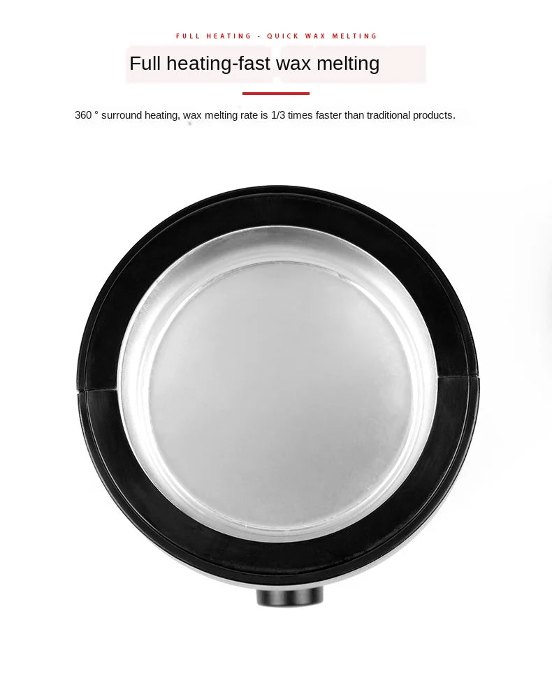 Wax Heater Machine for Hair Removal Wax Melting Pot with Wax Beans Kit 200ml Depilation Paraffin Waxing Warmer Dipping Pot