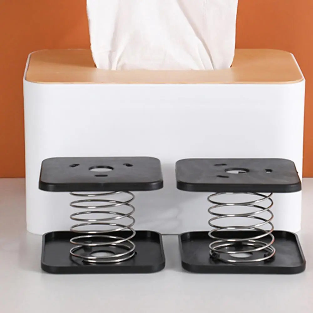 Tissue Box Spring Support Tissue Dispenser Holder Lifting Bracket Automatic Lift Tissue Car