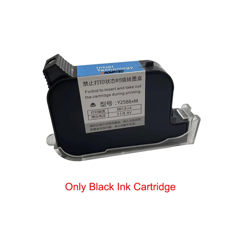 12.7mm Portable Printer Production Date Batch Number Shelf Life Inkjet Printing QR Code Pattern Mini Handheld Inkjet Printer