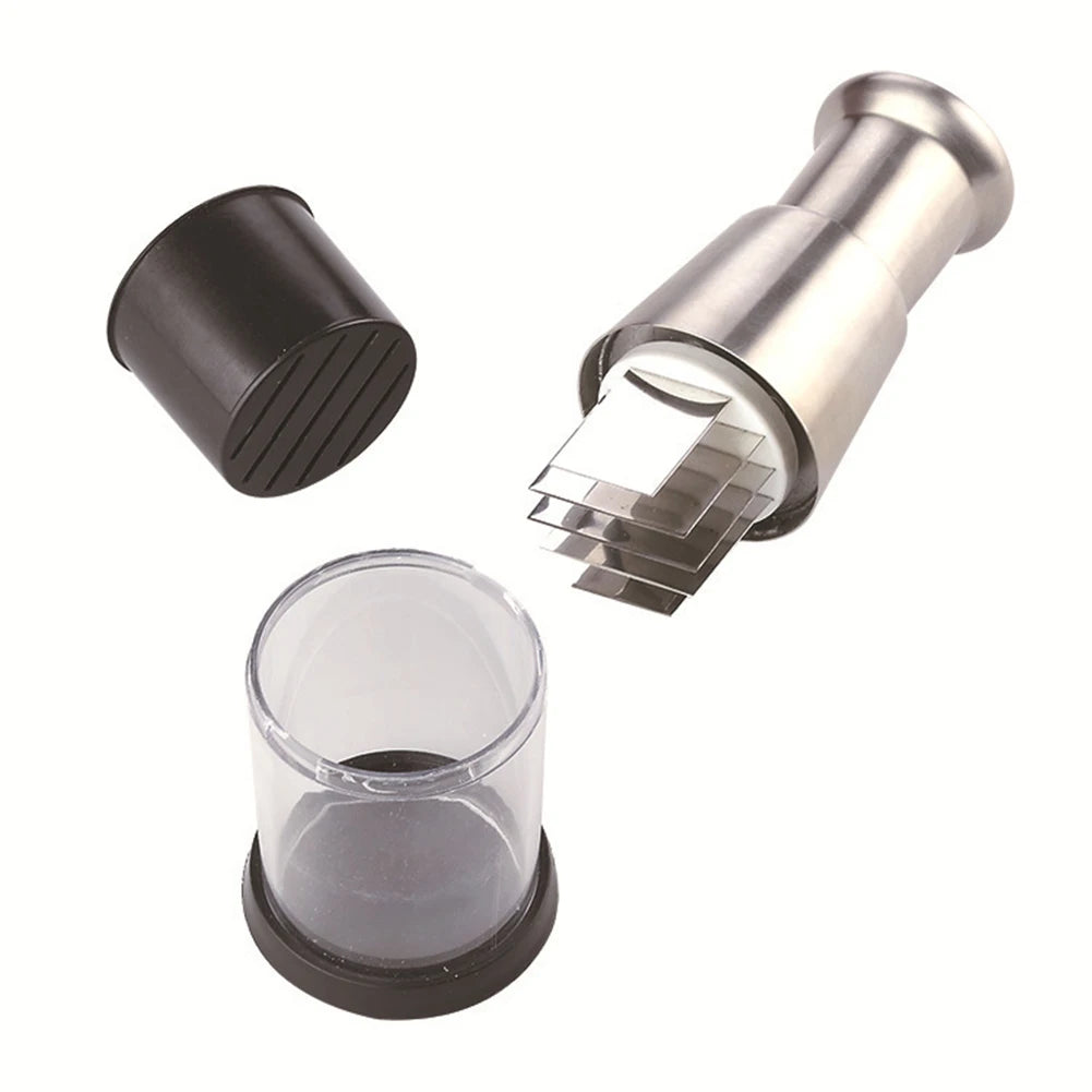 Stainless Steel Manual Hand Chopper Kitchen Tools Garlic Chopper Vegetable Slicer Mini Mincer Crusher for Garlic Ginger Herb Nut